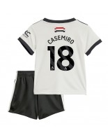 Manchester United Casemiro #18 Kolmaspaita Lasten 2024-25 Lyhythihainen (+ shortsit)